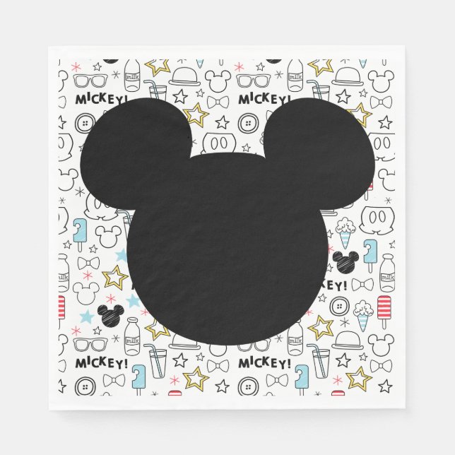 Servilleta De Papel Mickey Mouse Fun Birthday party napkin (Anverso)
