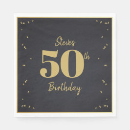 Servilleta De Papel Midnight Gold Milestone