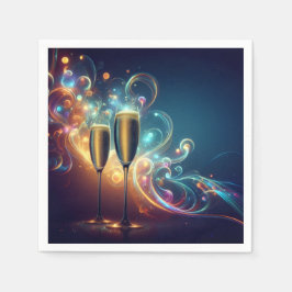 Servilleta De Papel Midnight Toast Paper Napkins