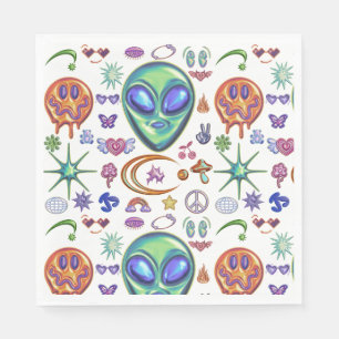 Servilleta De Papel Mikitiez aquarius galaxia verano resplandor