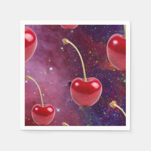 Servilleta De Papel Mikitiez galaxia roja alegre vegana