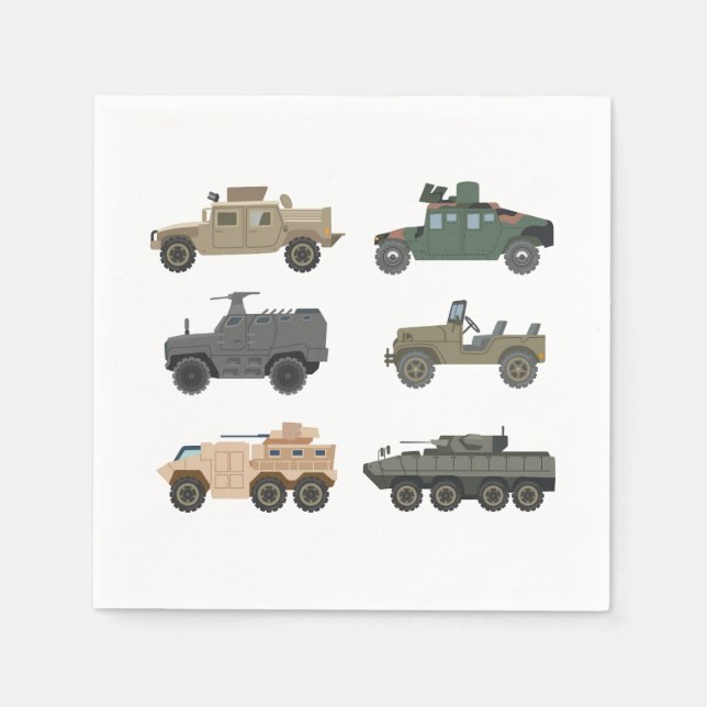 Servilleta De Papel Military Paper Napkins (Anverso)