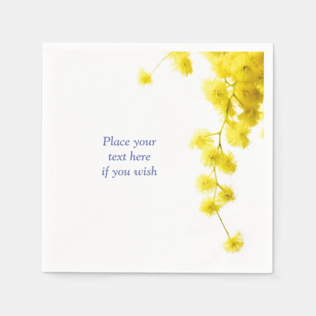Servilleta De Papel Mimosa (Anverso)