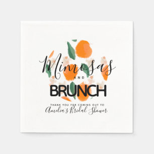 Servilleta De Papel Mimosa Brunch Hand Drake Bridal Shower