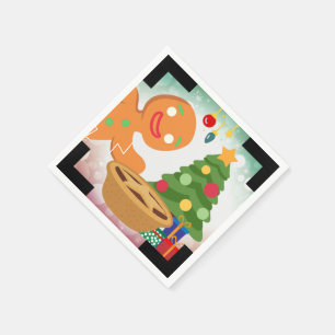 Servilleta De Papel Mince Pie fotografiado por un hombre de pan de jen