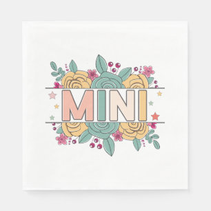 Servilleta De Papel Mini Flor