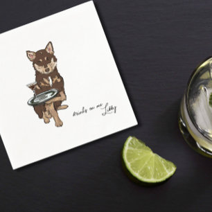 Servilleta De Papel Mini Husky Boda