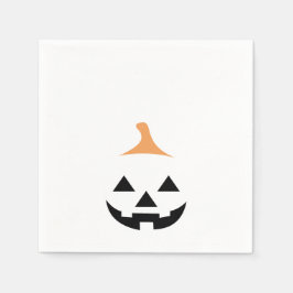 Servilleta De Papel Minimalist Scary Pumpkin
