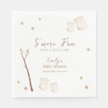 Minimalista Boho S'more Fun Stars Baby Shower