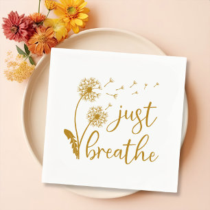 Servilleta De Papel Minimalista Dandelion respira