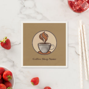 Servilleta De Papel Minimalista elegante café café café café café café