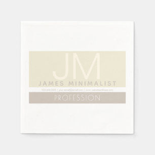 Servilleta De Papel Minimalista moderno   Tonos de la Tierra de los to