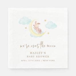 Servilleta De Papel Minimalista sobre el Baby Shower de la nube de con