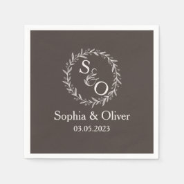 Servilleta De Papel Mínimo y Moda | BODA