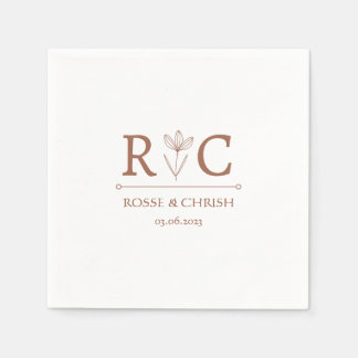 Servilleta De Papel Mínimo y Moda | BODA