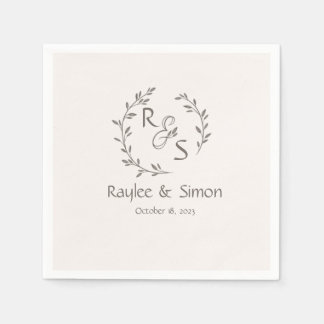 Servilleta De Papel Mínimo y Moda | BODA