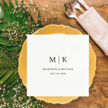 Mínimo y Moda | Boda Napkins