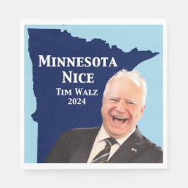Servilleta De Papel Minnesota Nice Tim Walz