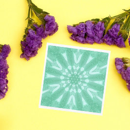 Servilleta De Papel Mint Green Faux Tulle Design