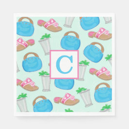Servilleta De Papel Mint Julep Bermuda Bag Preppy Derby