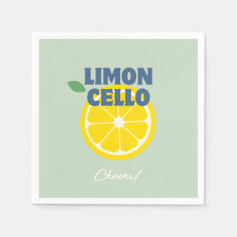 Servilleta De Papel Mint Limoncello Liquor moderno casero