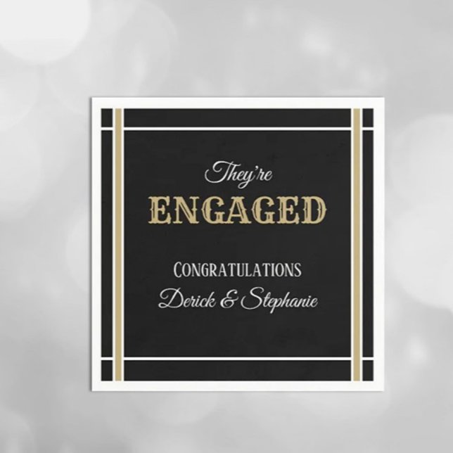 Servilleta De Papel ¡Mira! servilletas del partido de compromiso (Subido por el creador)