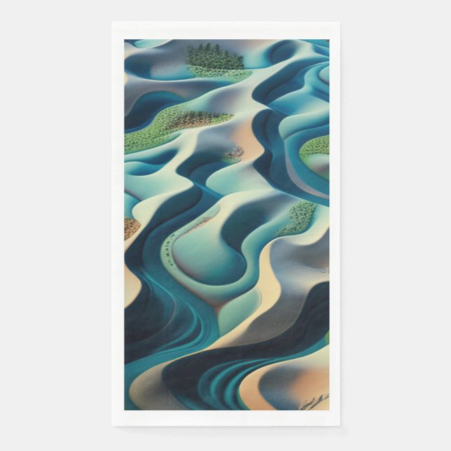 Servilleta De Papel Mirage Currents (Anverso)
