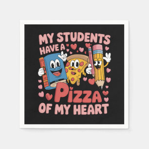 Servilleta De Papel Mis Estudiantes Tienen Una Pizza De Mi Profesor De