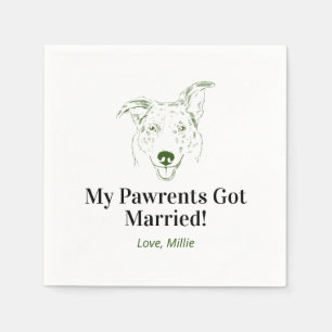 Servilleta De Papel ¡Mis Padres Se Casaron! Aussie Boda Napkins