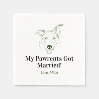 Servilleta De Papel ¡Mis Padres Se Casaron! Aussie Boda Napkins