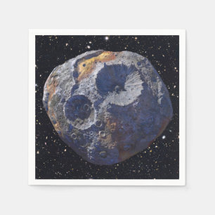 Servilleta De Papel Misión de Escultismo al Asteroide 16 Psique