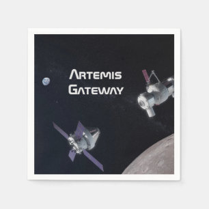 Servilleta De Papel Misión Moon de Artemis Orion SLS