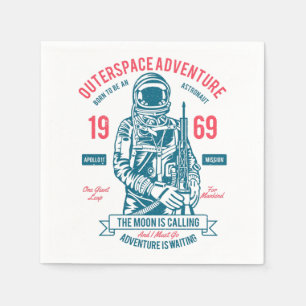 Servilleta De Papel Misión Patriótica Apolo 11