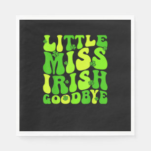 Servilleta De Papel Miss Irlandesa Adiós Groovy St Patrick