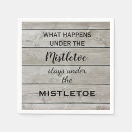 Servilleta De Papel Mistletoe Holiday