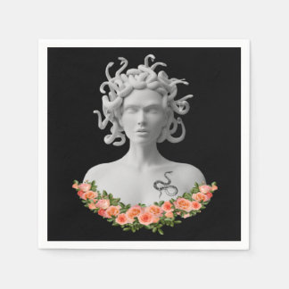 Servilleta De Papel Mitología griega de Medusa Gorgon