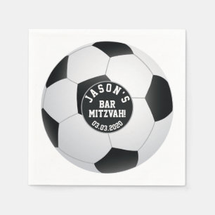 Servilleta De Papel Mitzvah, un bar de fútbol personalizado