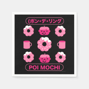 Servilleta De Papel Mochi Donuts Poi Mochi Y Café