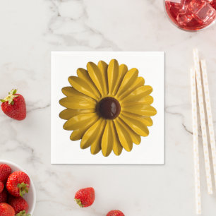 Servilleta De Papel MOD Daisy Flower Pin - Jardín de verano de primave