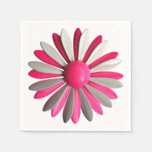 Servilleta De Papel MOD PINK Flower Pin - Jardín de verano de primaver