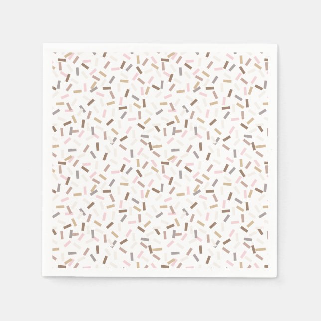 Servilleta De Papel Moda de Confetti (Sprinkles) (Anverso)