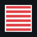 Servilleta De Papel Moda moderna Red Stripe Fiestas Napkins<br><div class="desc">Añade un poco de estilo con unas toallas de fiesta a rayas rojas y blancas de moda. Estas servilletas divertidas son perfectas para fiestas de cumpleaños, duchas para bebés, bodas y otras celebraciones. Personalice las servilletas con texto e imágenes haciendo clic en el botón "Personalizar" debajo de la imagen del...</div>