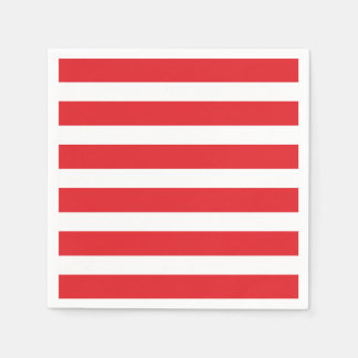 Servilleta De Papel Moda moderna Red Stripe Fiestas Napkins