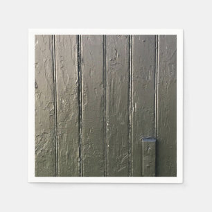 Servilleta De Papel Moda negra de granja moderna rústica de puertas de