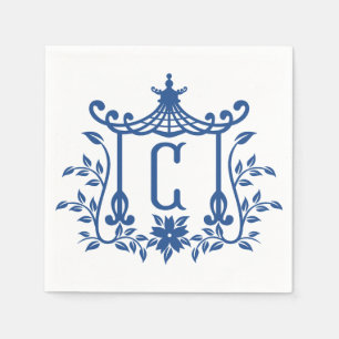 Servilleta De Papel Moda Pagoda Monograma C Napkins