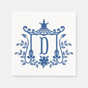 Servilleta De Papel Moda Pagoda Monograma D Napkins