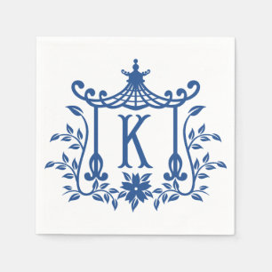Servilleta De Papel Moda Pagoda Monograma K Napkins