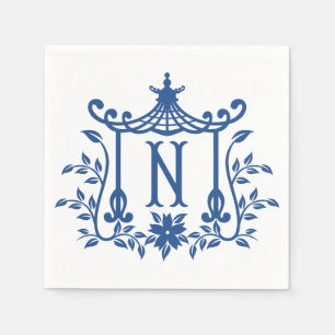 Servilleta De Papel Moda Pagoda Monograma N Napkins