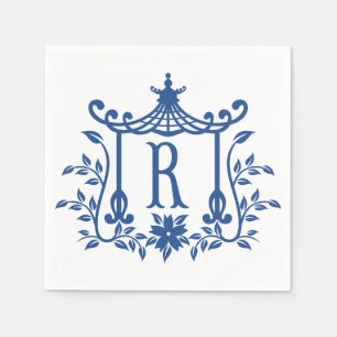 Servilleta De Papel Moda Pagoda Monograma R Napkins