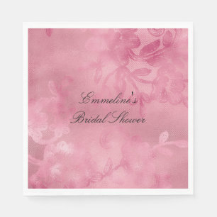 Servilleta De Papel Moda Rosa Lace